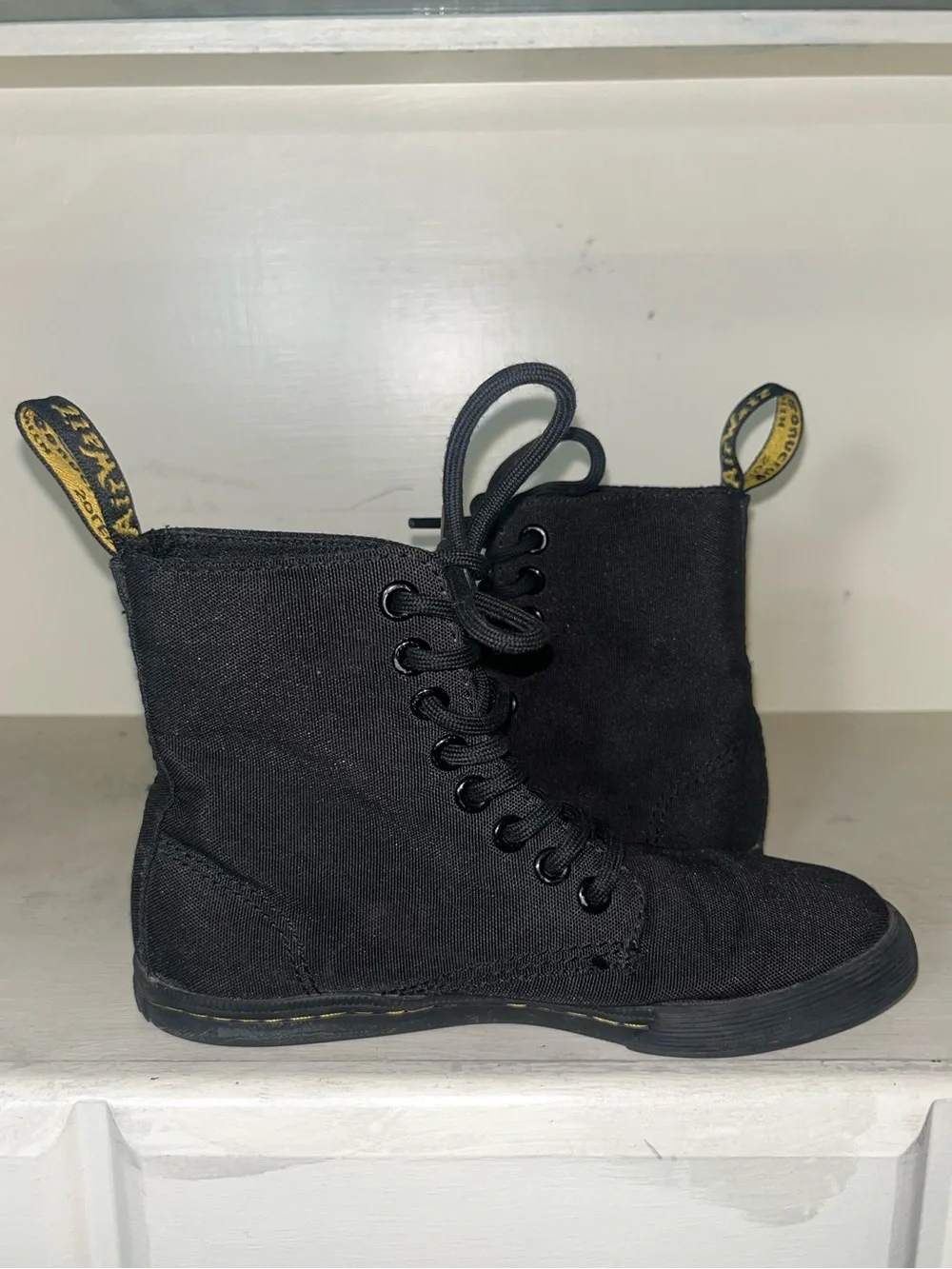 Dr. Martens Kid’s Junior Sheridan Canvas Boots Size 13